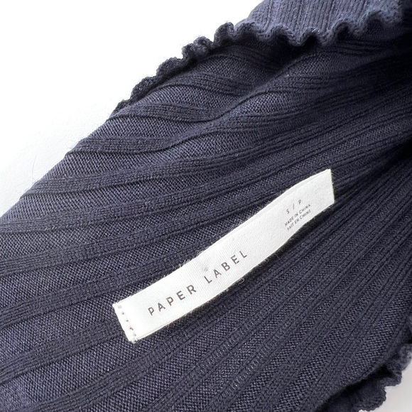 Paper Label ribbed mockneck sweater NWOT - Picture 6 of 6